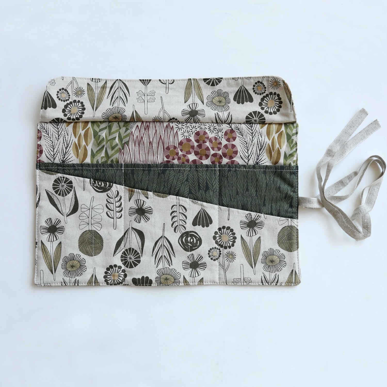 cotton linen - Bloom by bookhou Flower fabric B - FO:REST Fabric 布恩堂Liberty fabrictana lawnjapanese fabricykk zipper