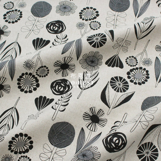 cotton linen - Bloom by bookhou Flower fabric B - FO:REST Fabric 布恩堂Liberty fabrictana lawnjapanese fabricykk zipper