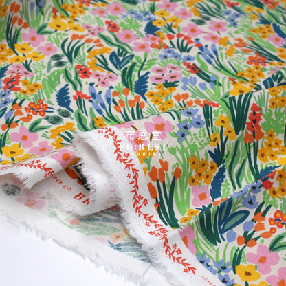 cotton Linen Canvas - Bramble Lea - Natural fabric - FO:REST Fabric 布恩堂Liberty fabrictana lawnjapanese fabricykk zipper