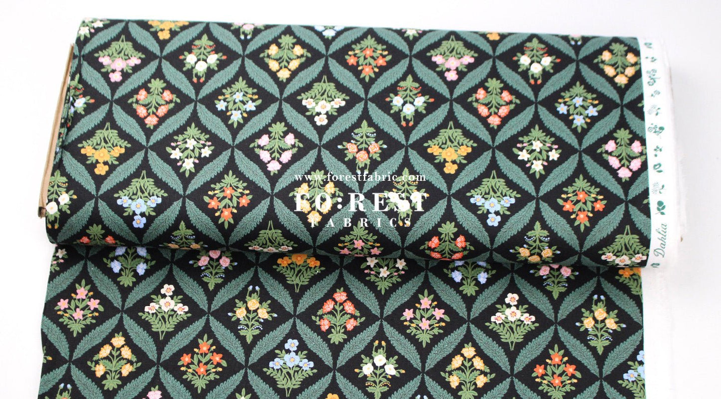 cotton linen canvas - Estee Garden fabric - FO:REST Fabric 布恩堂Liberty fabrictana lawnjapanese fabricykk zipper