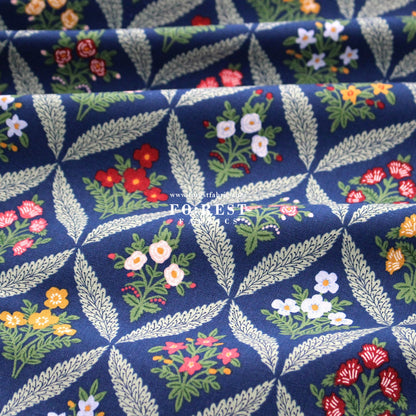cotton linen canvas - Estee Garden fabric - FO:REST Fabric 布恩堂Liberty fabrictana lawnjapanese fabricykk zipper