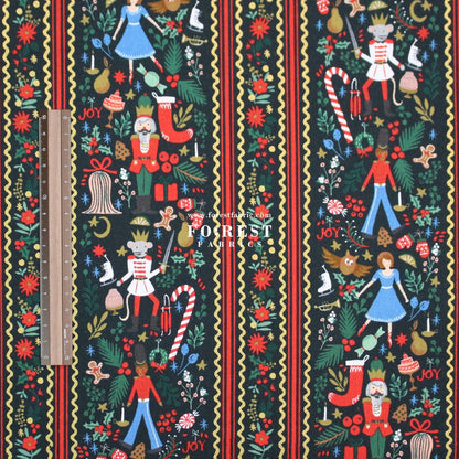 cotton Linen Canvas - Holly Jolly Nutcracker fabric - FO:REST Fabric 布恩堂Liberty fabrictana lawnjapanese fabricykk zipper