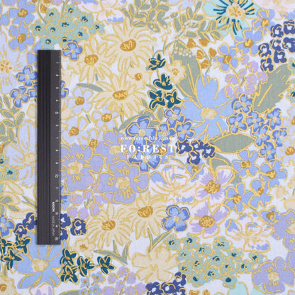 cotton Linen Canvas - Mimi Metallic fabric - FO:REST Fabric 布恩堂Liberty fabrictana lawnjapanese fabricykk zipper