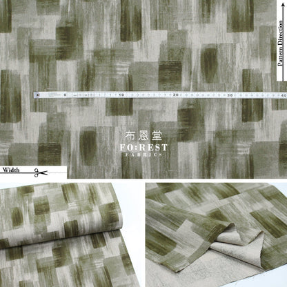 cotton linen - Geometry fabric - FO:REST Fabric 布恩堂Liberty fabrictana lawnjapanese fabricykk zipper