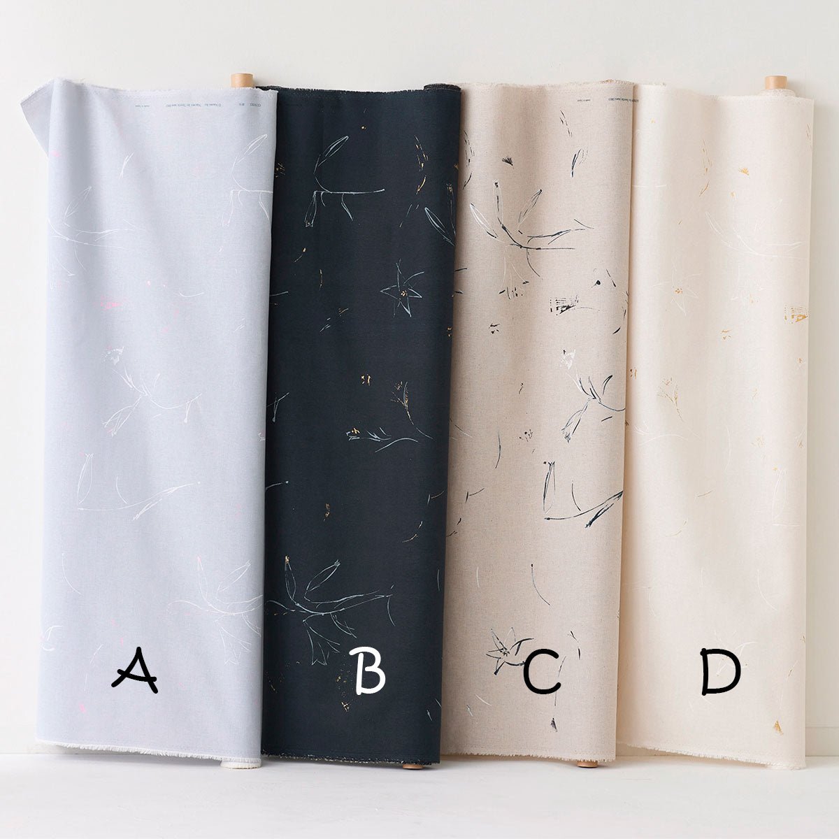 cotton Linen - GUNSEI fabric 棉麻 - FO:REST Fabric 布恩堂Liberty fabrictana lawnjapanese fabricykk zipper