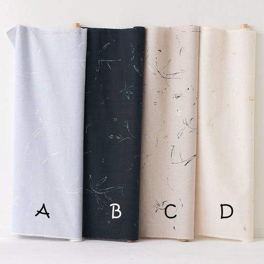 cotton Linen - GUNSEI fabric 棉麻 - FO:REST Fabric 布恩堂Liberty fabrictana lawnjapanese fabricykk zipper