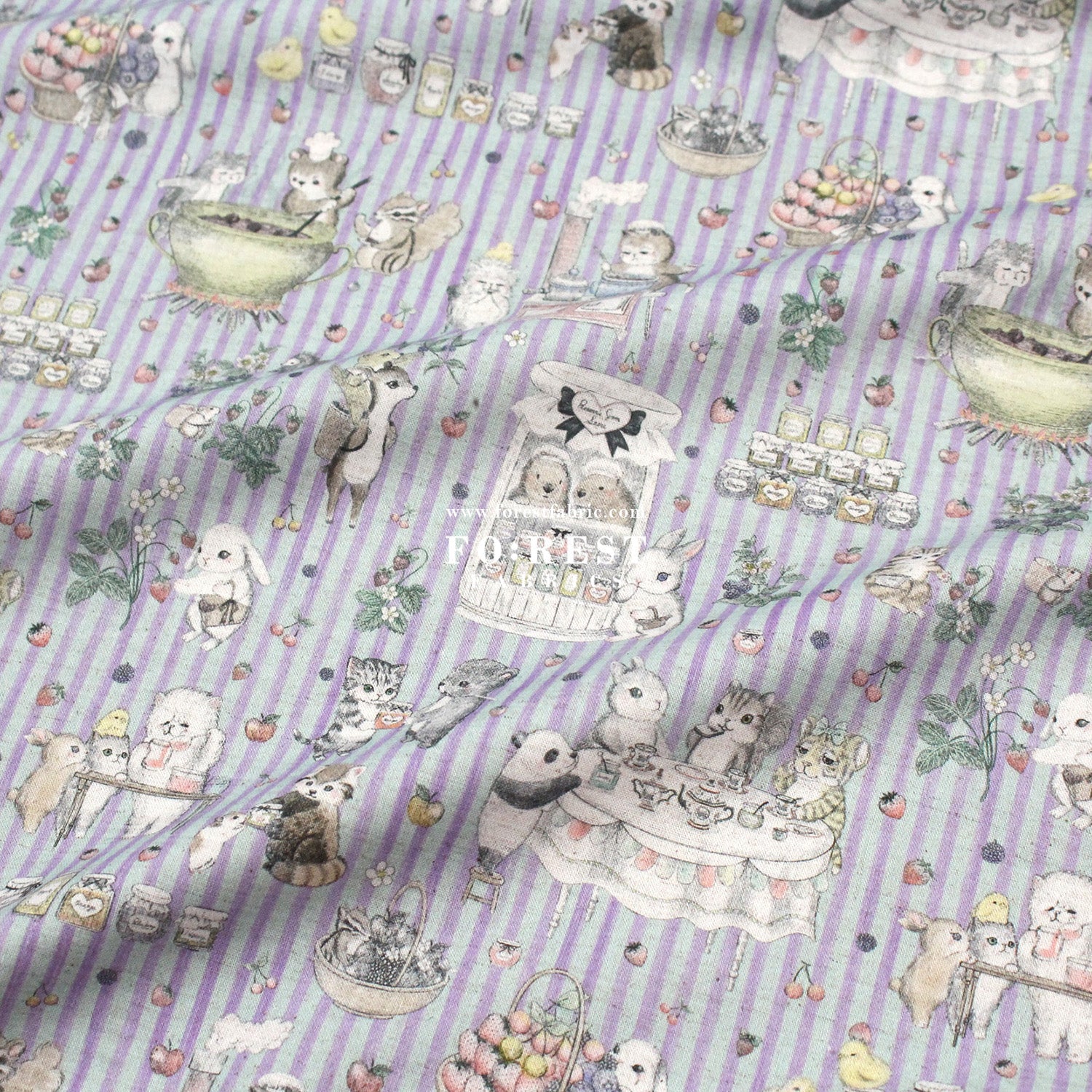cotton linen - Jam Lab fabric - FO:REST Fabric 布恩堂Liberty fabrictana lawnjapanese fabricykk zipper