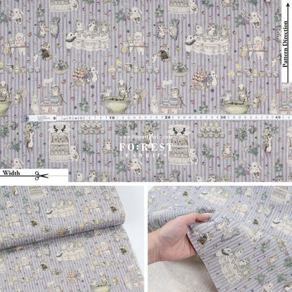 cotton linen - Jam Lab fabric - FO:REST Fabric 布恩堂Liberty fabrictana lawnjapanese fabricykk zipper