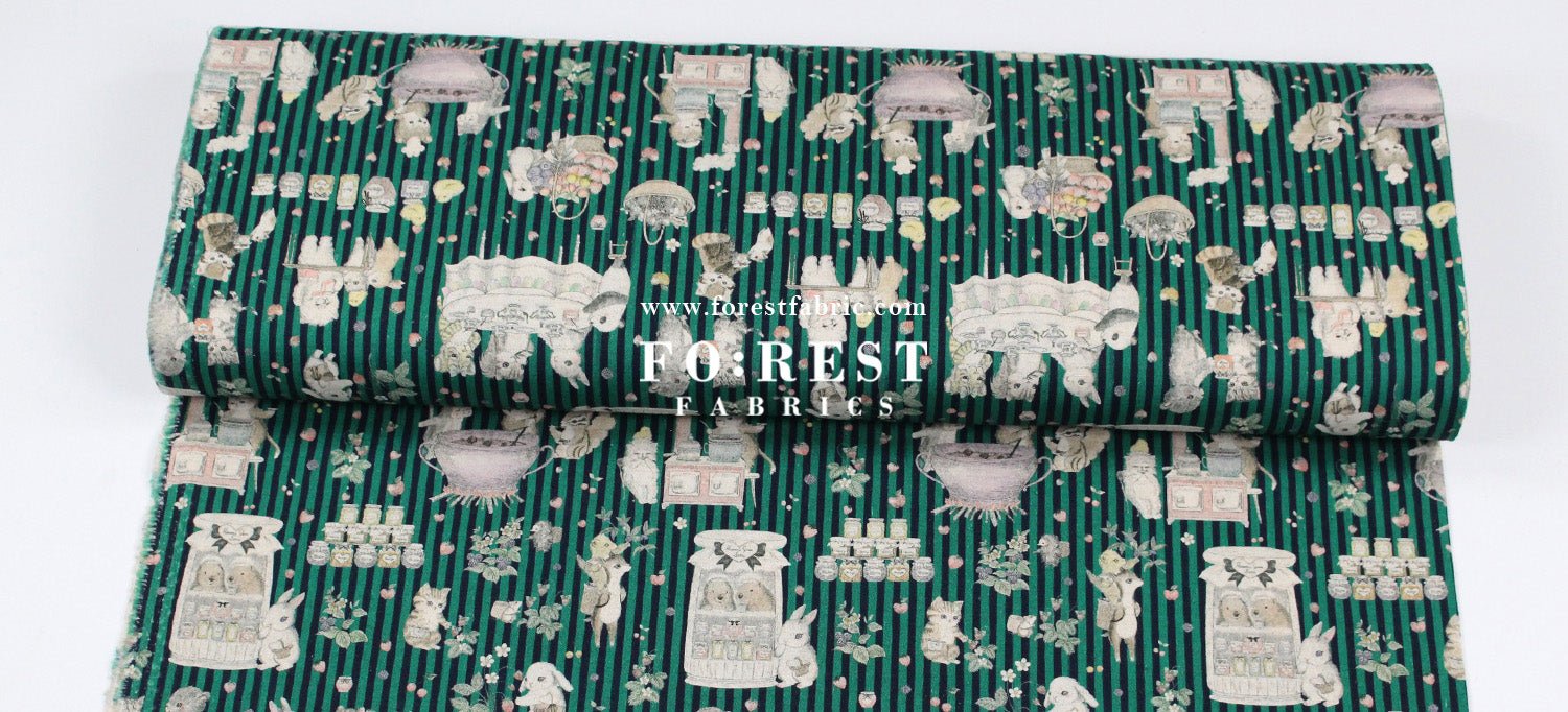 cotton linen - Jam Lab fabric - FO:REST Fabric 布恩堂Liberty fabrictana lawnjapanese fabricykk zipper