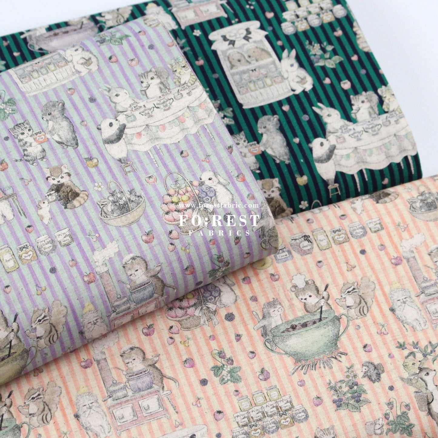 cotton linen - Jam Lab fabric - FO:REST Fabric 布恩堂Liberty fabrictana lawnjapanese fabricykk zipper