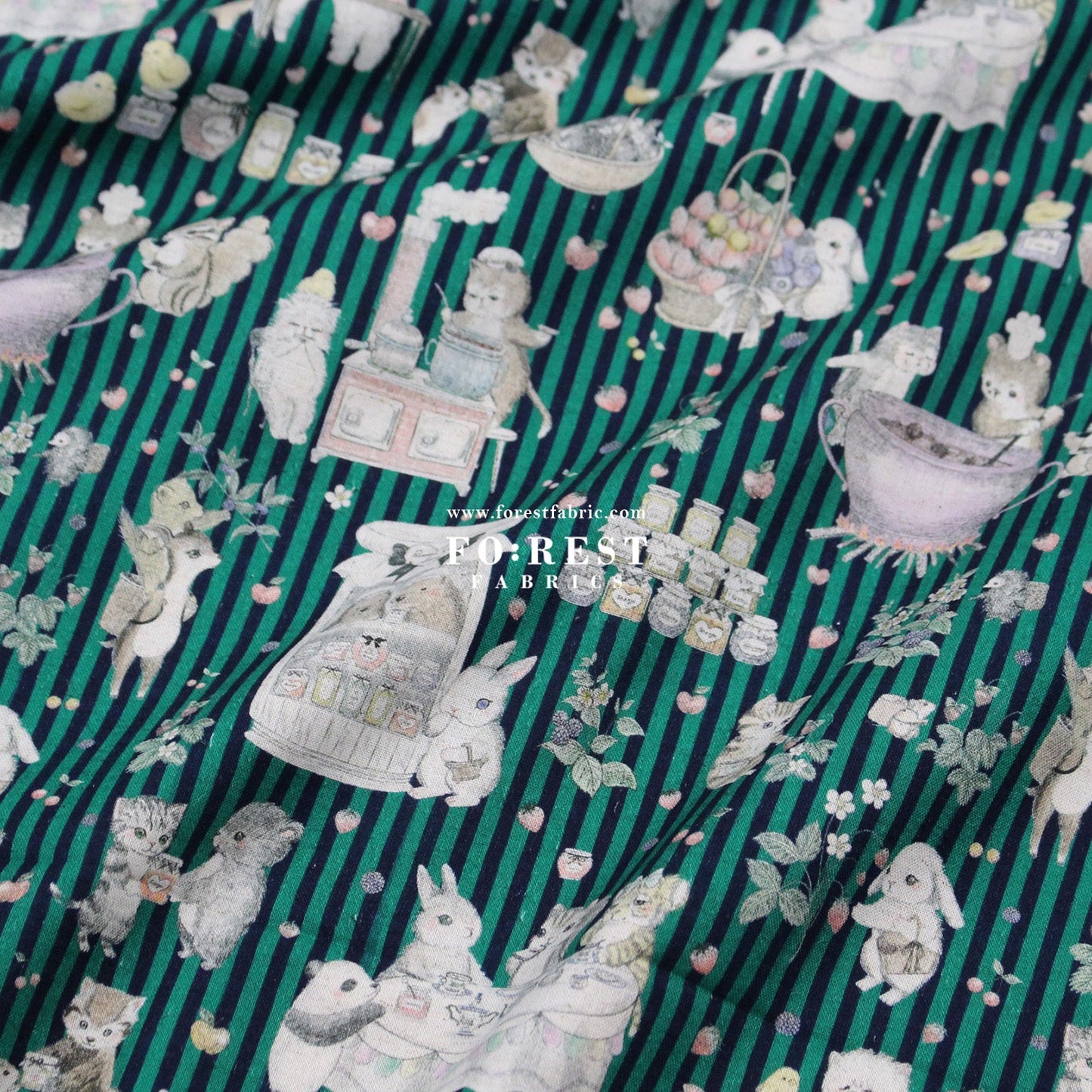 cotton linen - Jam Lab fabric - FO:REST Fabric 布恩堂Liberty fabrictana lawnjapanese fabricykk zipper