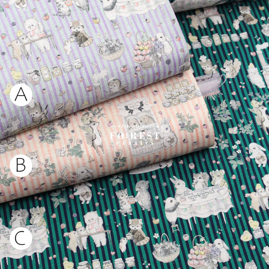 cotton linen - Jam Lab fabric - FO:REST Fabric 布恩堂Liberty fabrictana lawnjapanese fabricykk zipper