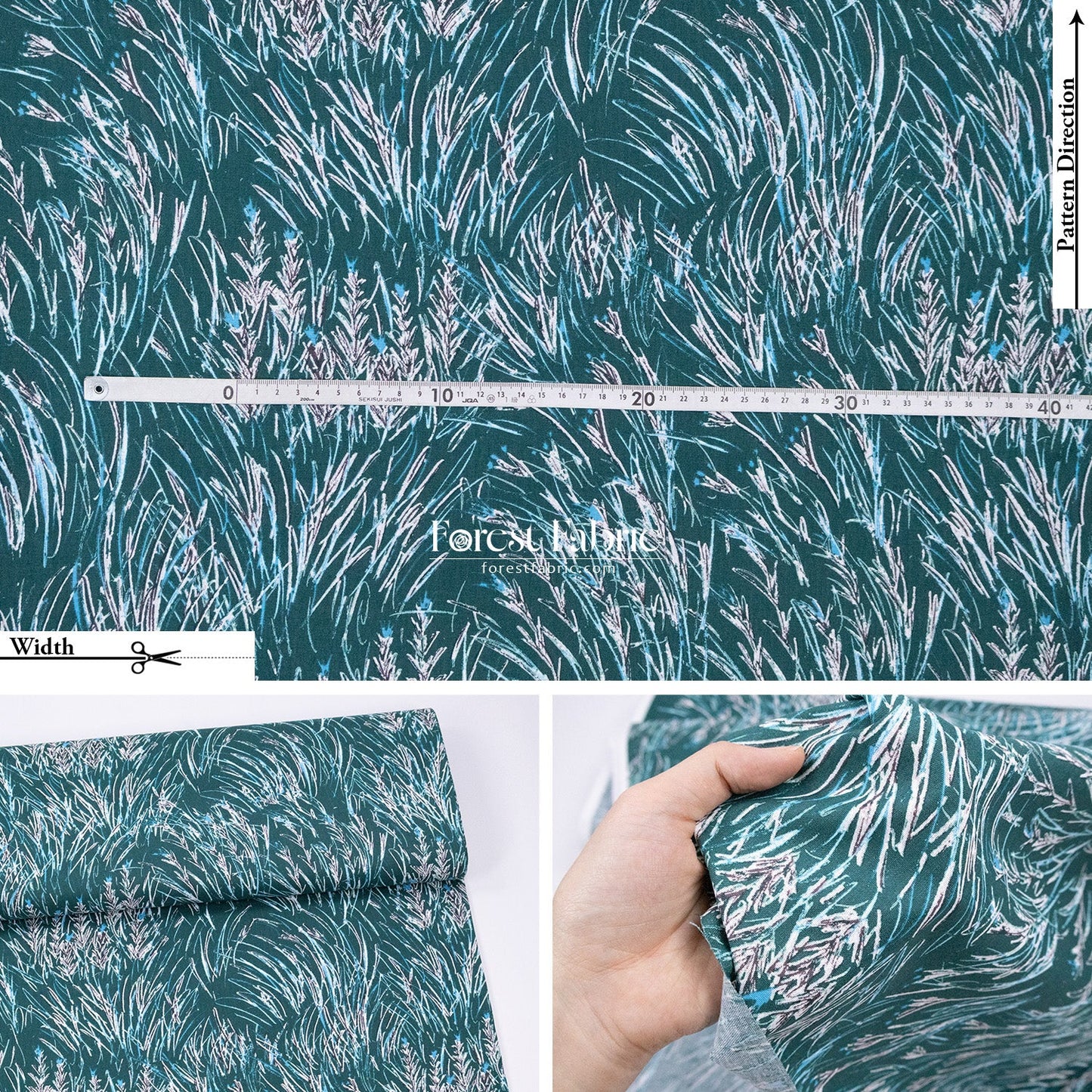 cotton linen - KESHIKI Harappa fabric - FO:REST Fabric 布恩堂Liberty fabrictana lawnjapanese fabricykk zipper