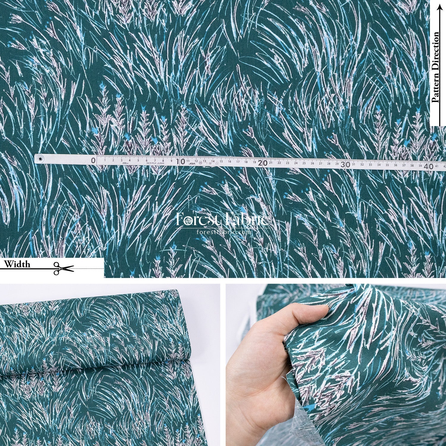 cotton linen - KESHIKI Harappa fabric - FO:REST Fabric 布恩堂Liberty fabrictana lawnjapanese fabricykk zipper
