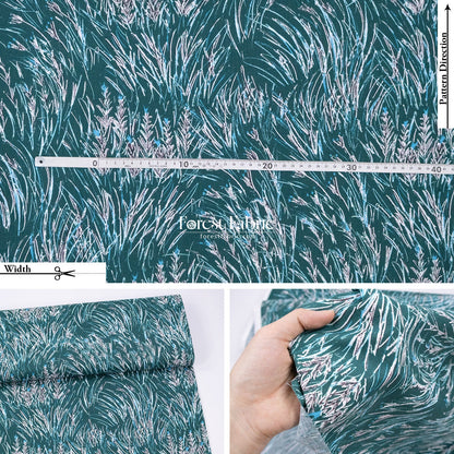 cotton linen - KESHIKI Harappa fabric - FO:REST Fabric 布恩堂Liberty fabrictana lawnjapanese fabricykk zipper