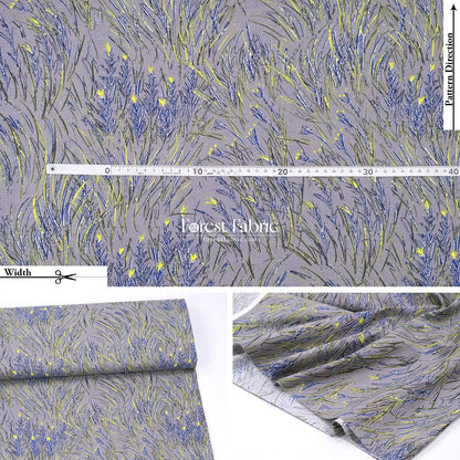 cotton linen - KESHIKI Harappa fabric - FO:REST Fabric 布恩堂Liberty fabrictana lawnjapanese fabricykk zipper