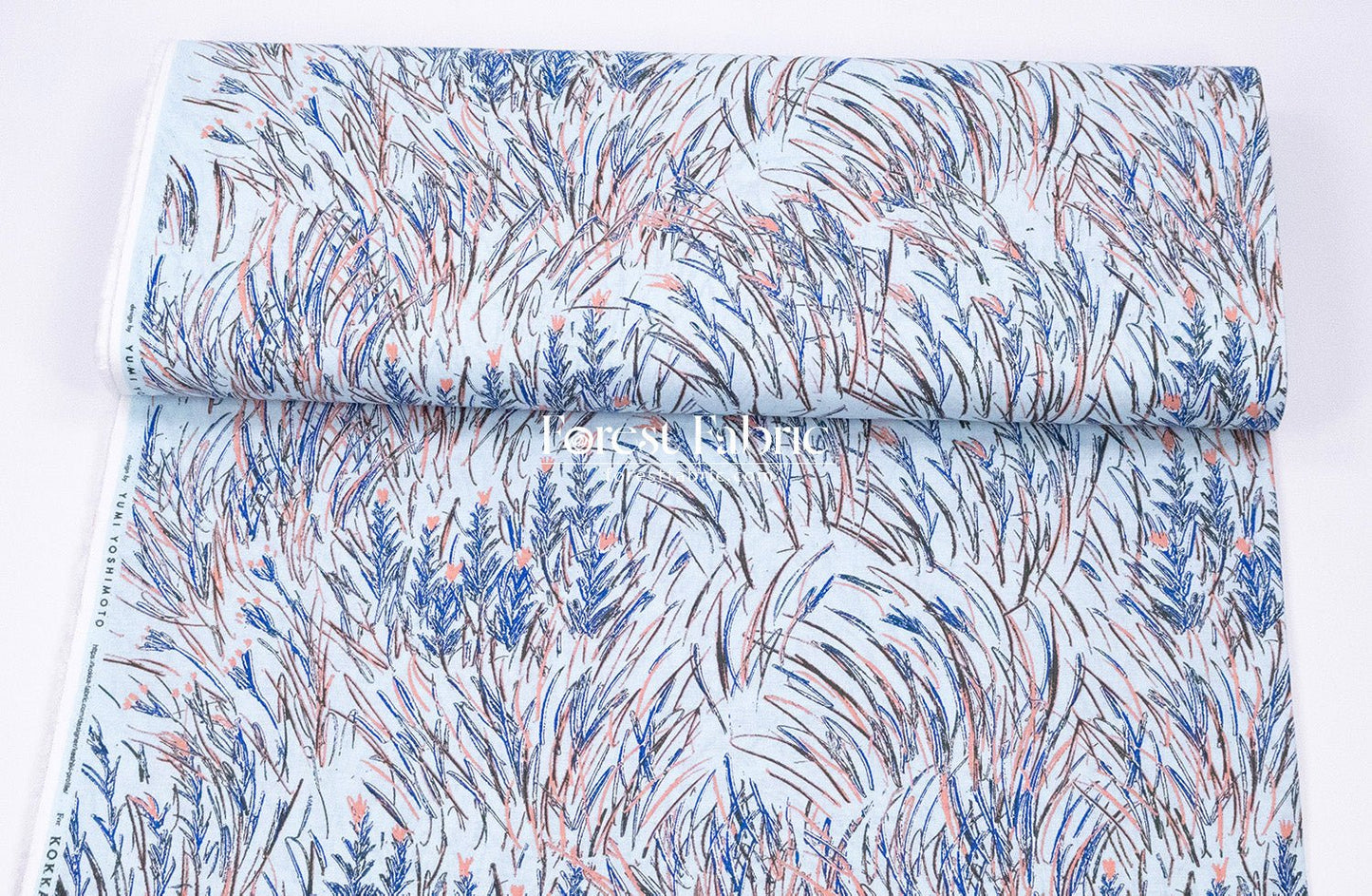 cotton linen - KESHIKI Harappa fabric - FO:REST Fabric 布恩堂Liberty fabrictana lawnjapanese fabricykk zipper