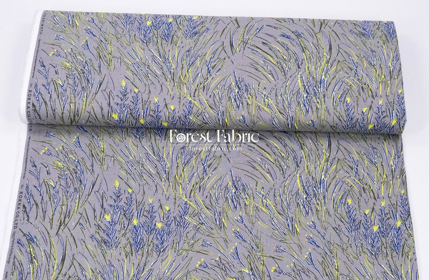 cotton linen - KESHIKI Harappa fabric - FO:REST Fabric 布恩堂Liberty fabrictana lawnjapanese fabricykk zipper