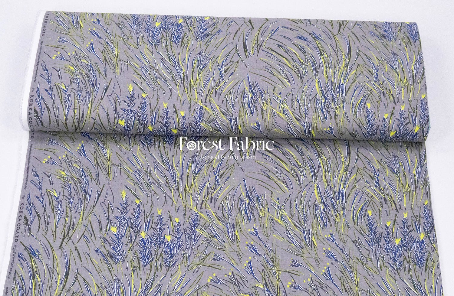 cotton linen - KESHIKI Harappa fabric - FO:REST Fabric 布恩堂Liberty fabrictana lawnjapanese fabricykk zipper