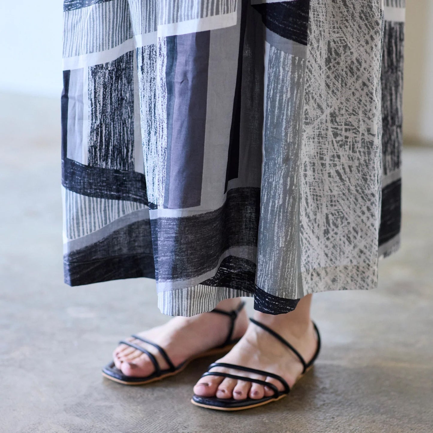 cotton linen - KESHIKI Highway fabric D - FO:REST Fabric 布恩堂Liberty fabrictana lawnjapanese fabricykk zipper