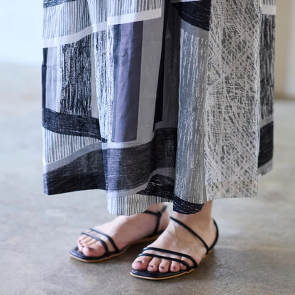 cotton linen - KESHIKI Highway fabric D - FO:REST Fabric 布恩堂Liberty fabrictana lawnjapanese fabricykk zipper