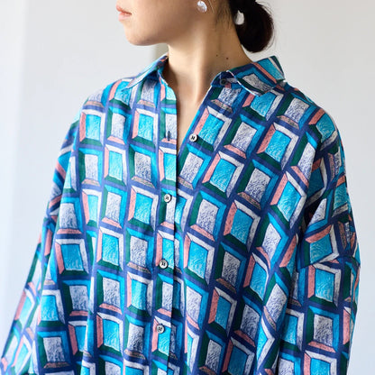 cotton linen - KESHIKI Window fabric A - FO:REST Fabric 布恩堂Liberty fabrictana lawnjapanese fabricykk zipper