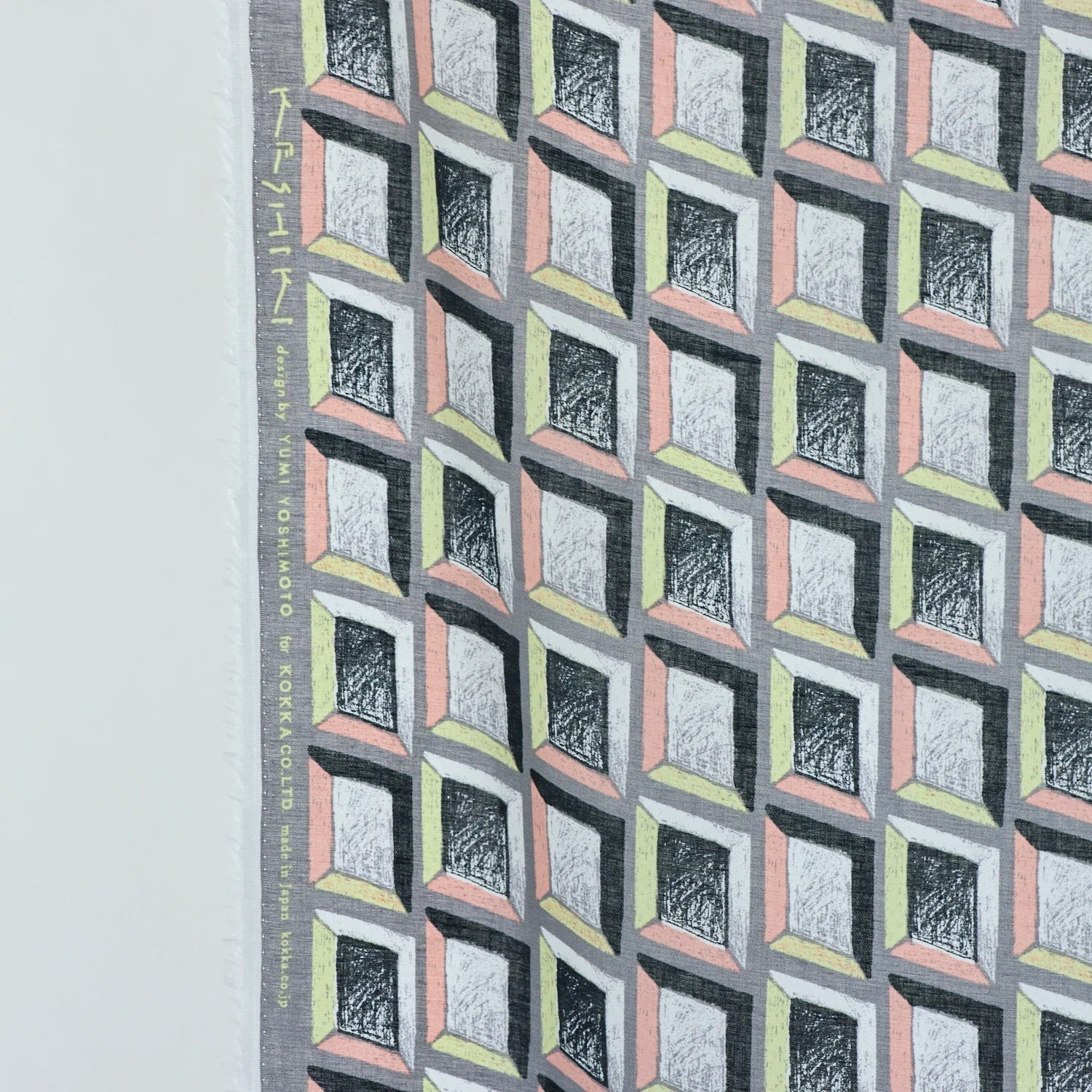 cotton linen - KESHIKI Window fabric C - FO:REST Fabric 布恩堂Liberty fabrictana lawnjapanese fabricykk zipper