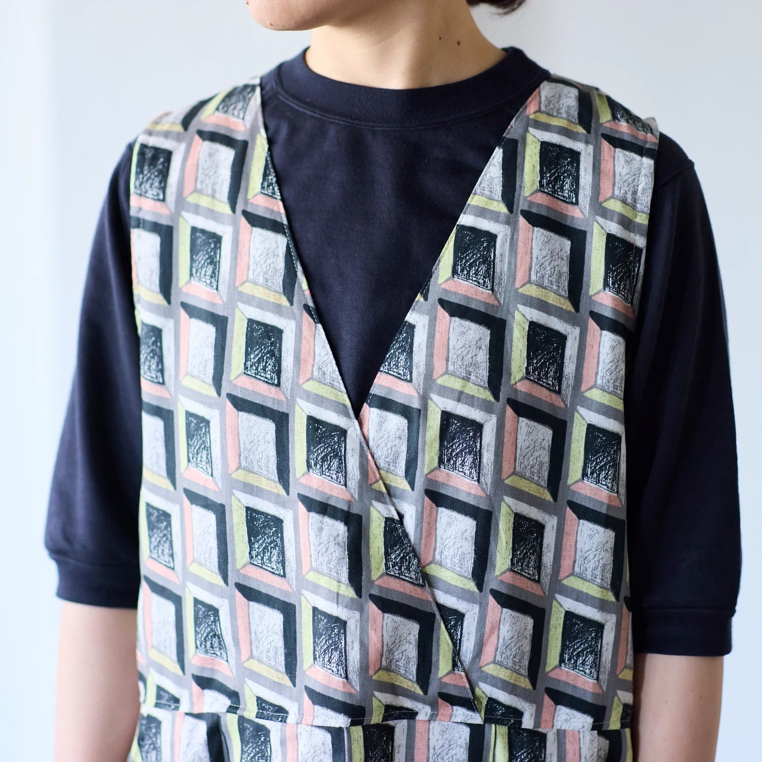 cotton linen - KESHIKI Window fabric C - FO:REST Fabric 布恩堂Liberty fabrictana lawnjapanese fabricykk zipper