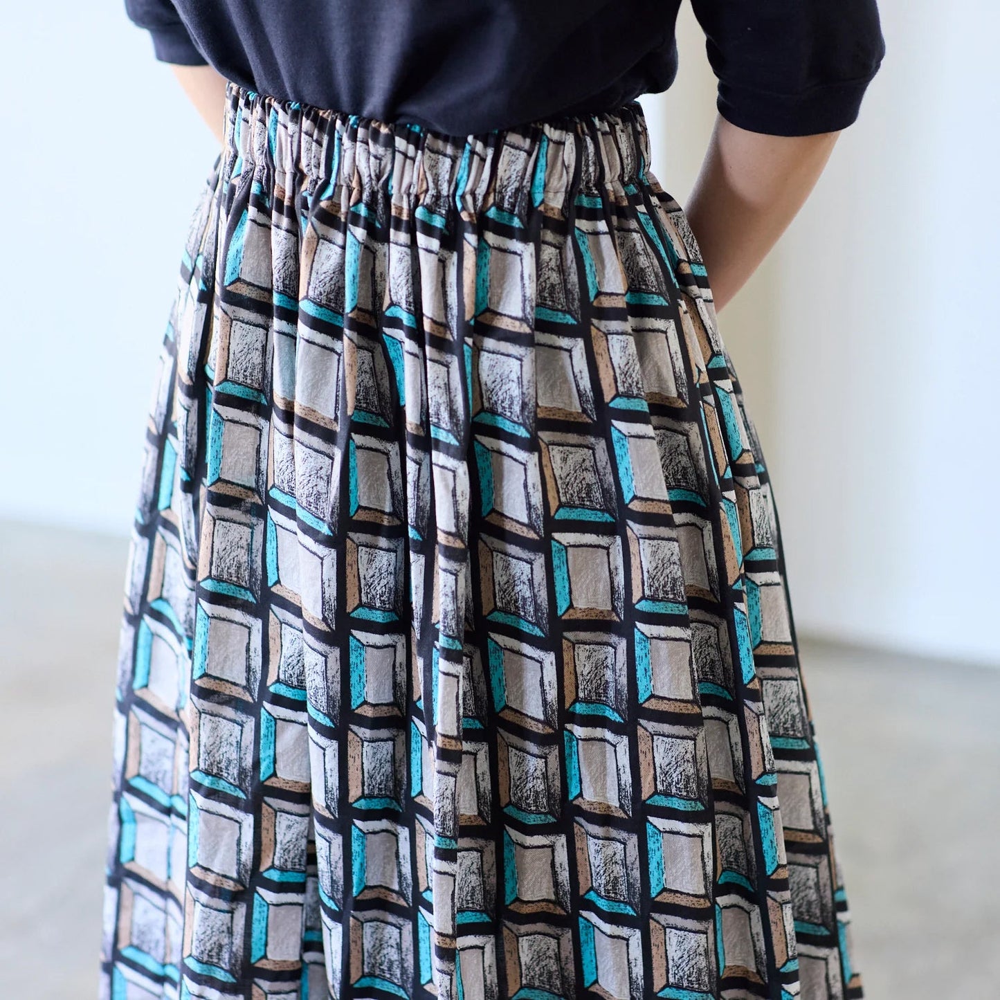 cotton linen - KESHIKI Window fabric D - FO:REST Fabric 布恩堂Liberty fabrictana lawnjapanese fabricykk zipper