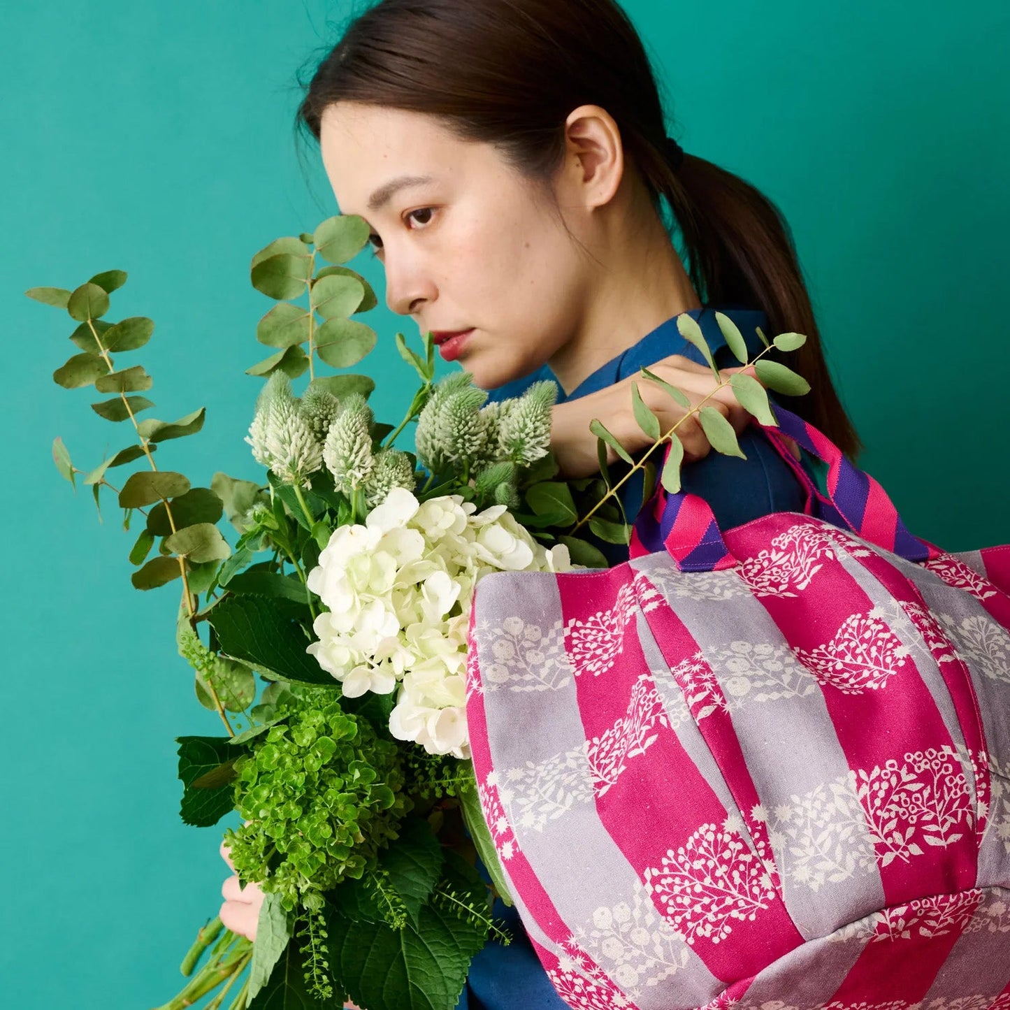 cotton linen - lattice echino fabric A - FO:REST Fabric 布恩堂Liberty fabrictana lawnjapanese fabricykk zipper