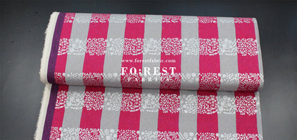 cotton linen - lattice echino fabric A - FO:REST Fabric 布恩堂Liberty fabrictana lawnjapanese fabricykk zipper