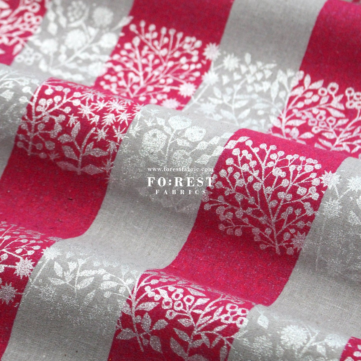 cotton linen - lattice echino fabric A - FO:REST Fabric 布恩堂Liberty fabrictana lawnjapanese fabricykk zipper
