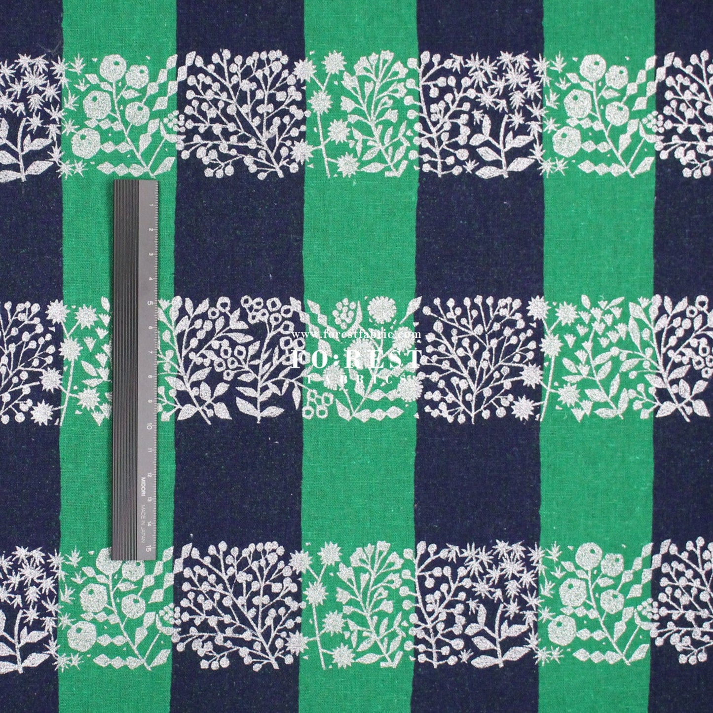 cotton linen - lattice echino fabric C - FO:REST Fabric 布恩堂Liberty fabrictana lawnjapanese fabricykk zipper