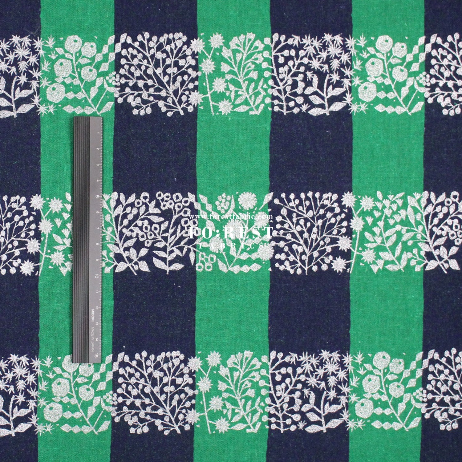 cotton linen - lattice echino fabric C - FO:REST Fabric 布恩堂Liberty fabrictana lawnjapanese fabricykk zipper