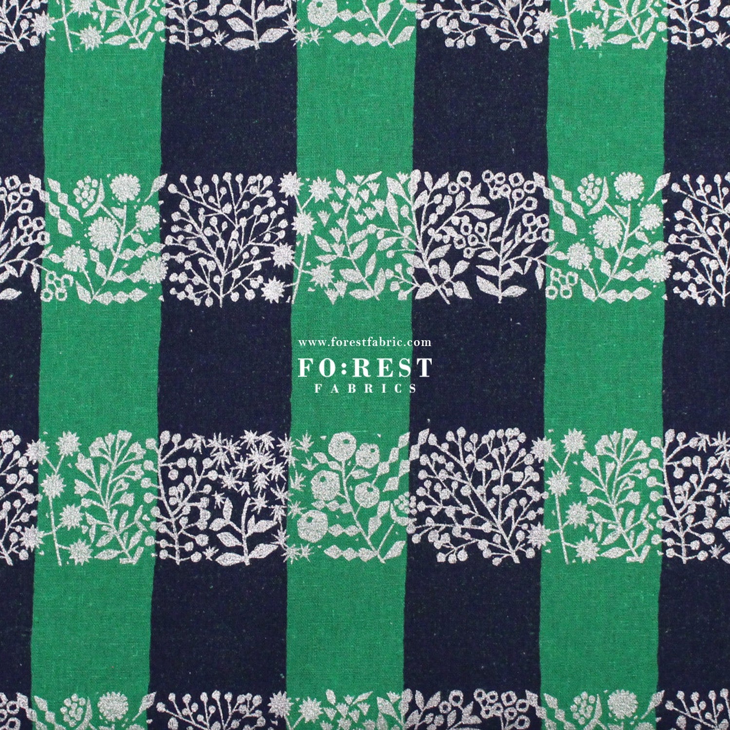 cotton linen - lattice echino fabric C - FO:REST Fabric 布恩堂Liberty fabrictana lawnjapanese fabricykk zipper