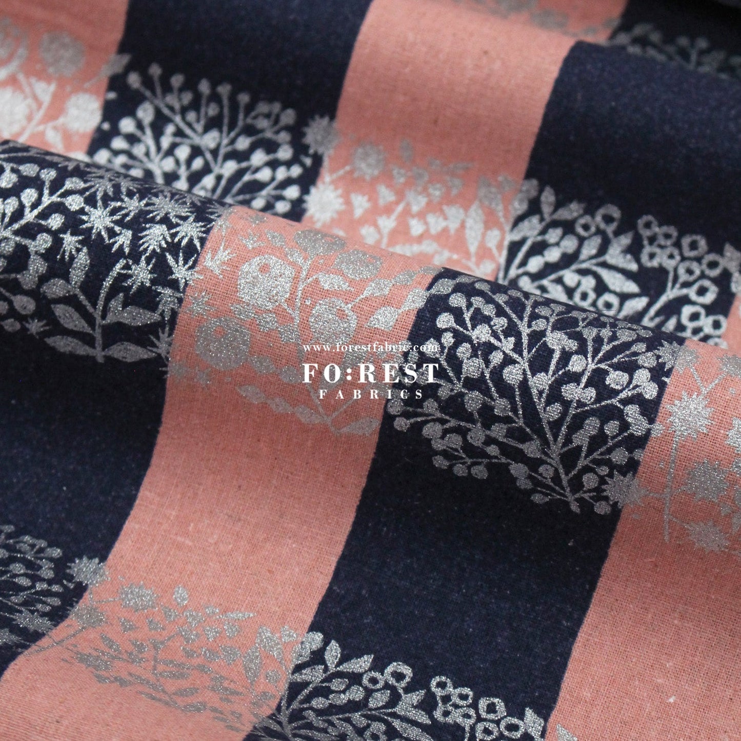cotton linen - lattice echino fabric D - FO:REST Fabric 布恩堂Liberty fabrictana lawnjapanese fabricykk zipper