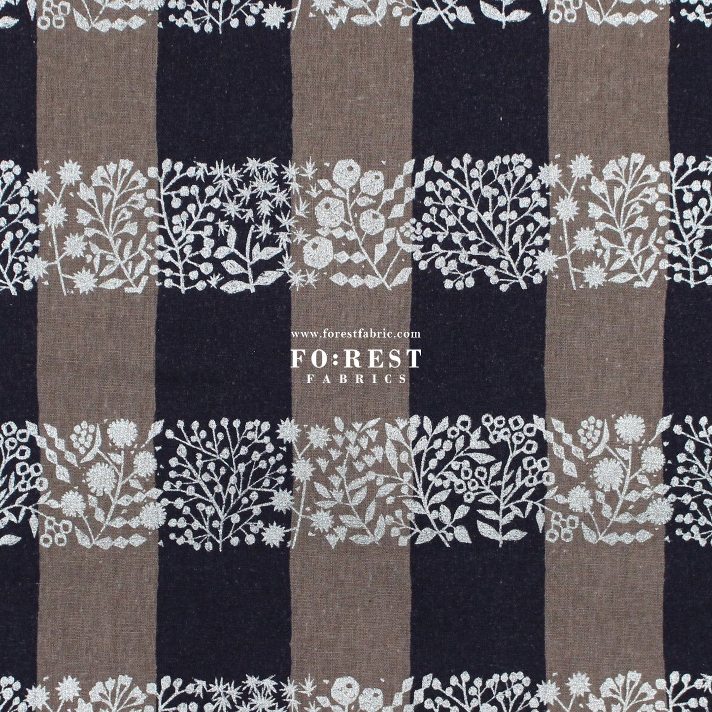 cotton linen - lattice echino fabric E - FO:REST Fabric 布恩堂Liberty fabrictana lawnjapanese fabricykk zipper