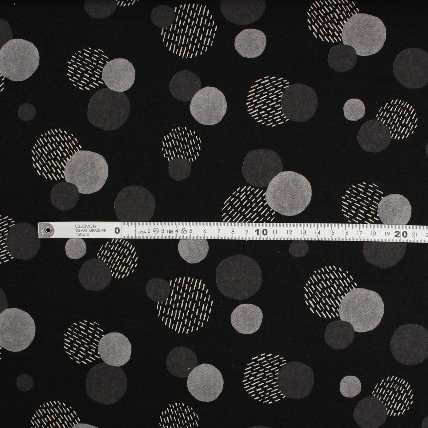 cotton linen - Le Bouquet dotdot fabric Black - FO:REST Fabric 布恩堂Liberty fabrictana lawnjapanese fabricykk zipper