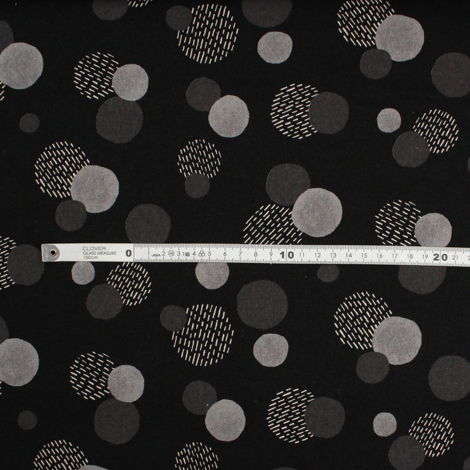 cotton linen - Le Bouquet dotdot fabric Black - FO:REST Fabric 布恩堂Liberty fabrictana lawnjapanese fabricykk zipper