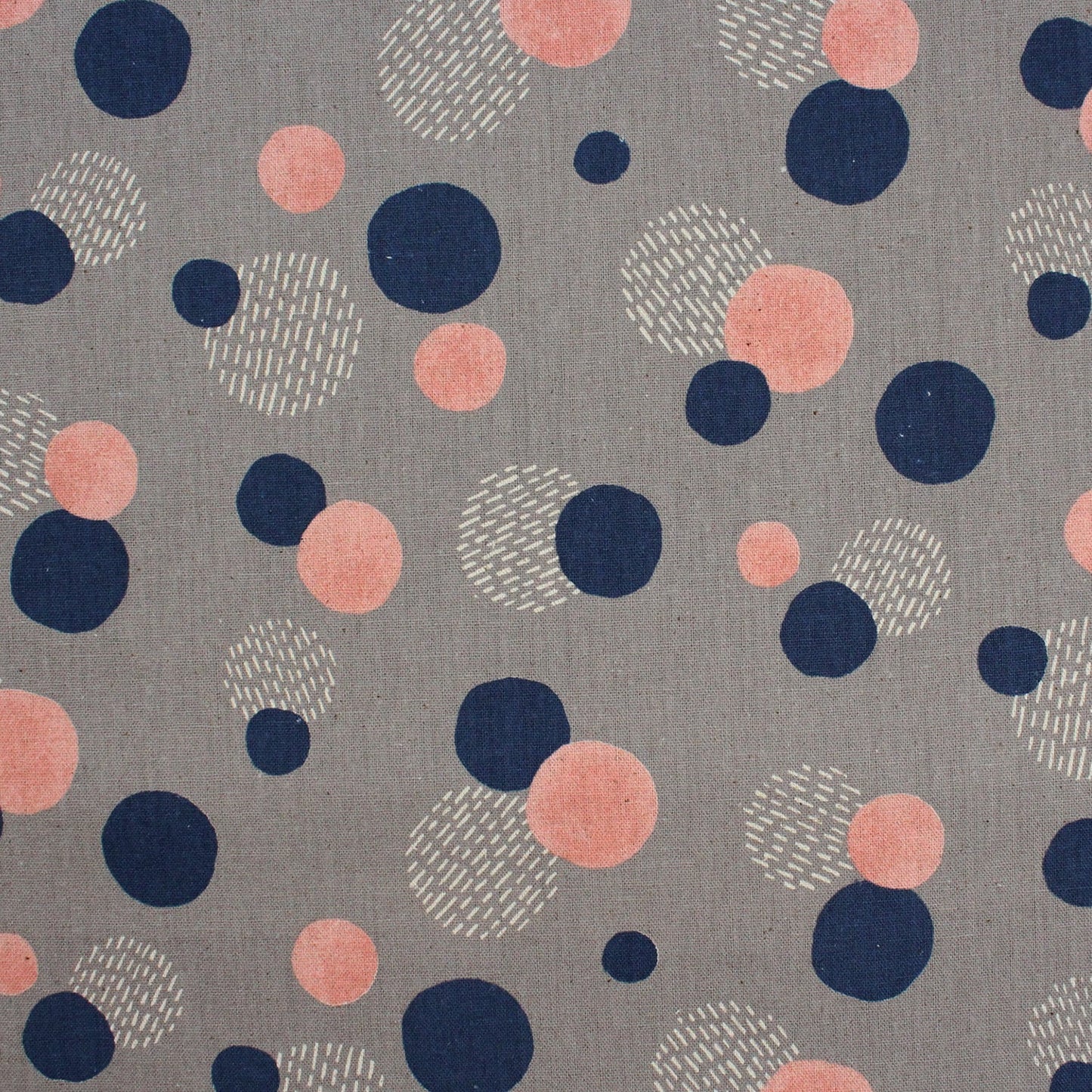 cotton linen - Le Bouquet dotdot fabric Gray - FO:REST Fabric 布恩堂Liberty fabrictana lawnjapanese fabricykk zipper