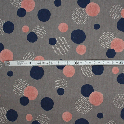 cotton linen - Le Bouquet dotdot fabric Gray - FO:REST Fabric 布恩堂Liberty fabrictana lawnjapanese fabricykk zipper