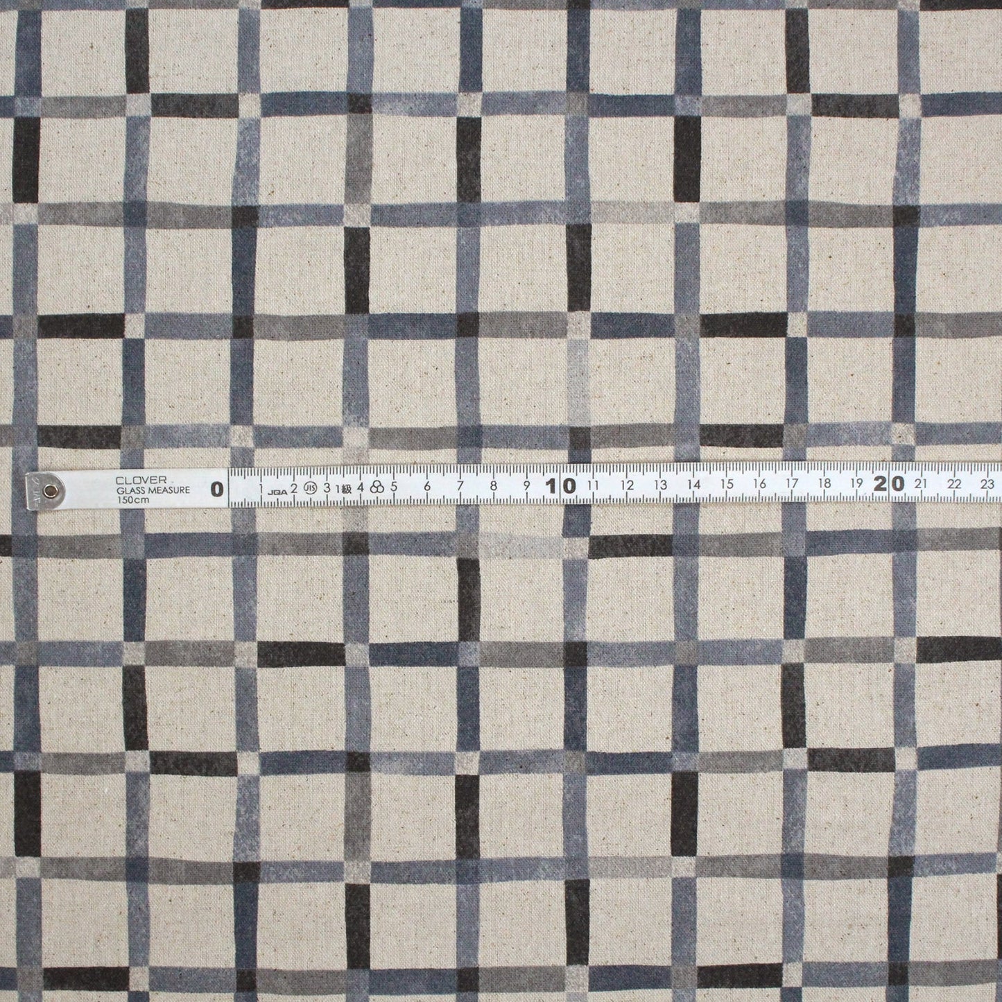 cotton linen - Le Bouquet Plaid fabric Gray - FO:REST Fabric 布恩堂Liberty fabrictana lawnjapanese fabricykk zipper