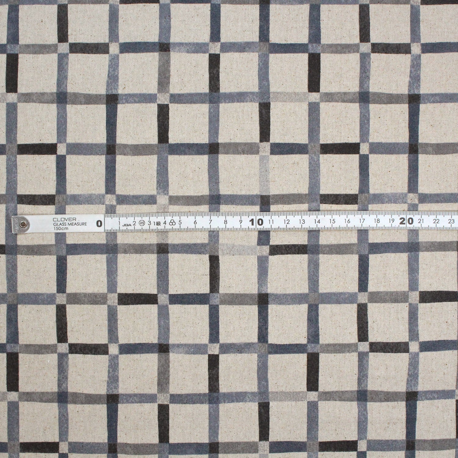 cotton linen - Le Bouquet Plaid fabric Gray - FO:REST Fabric 布恩堂Liberty fabrictana lawnjapanese fabricykk zipper