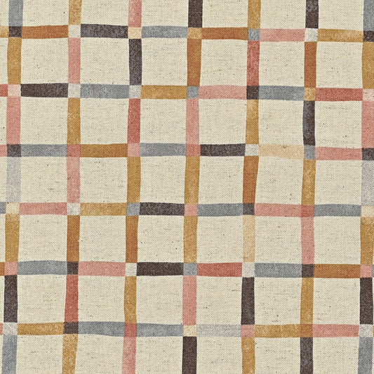 cotton linen - Le Bouquet Plaid fabric Pink - FO:REST Fabric 布恩堂Liberty fabrictana lawnjapanese fabricykk zipper
