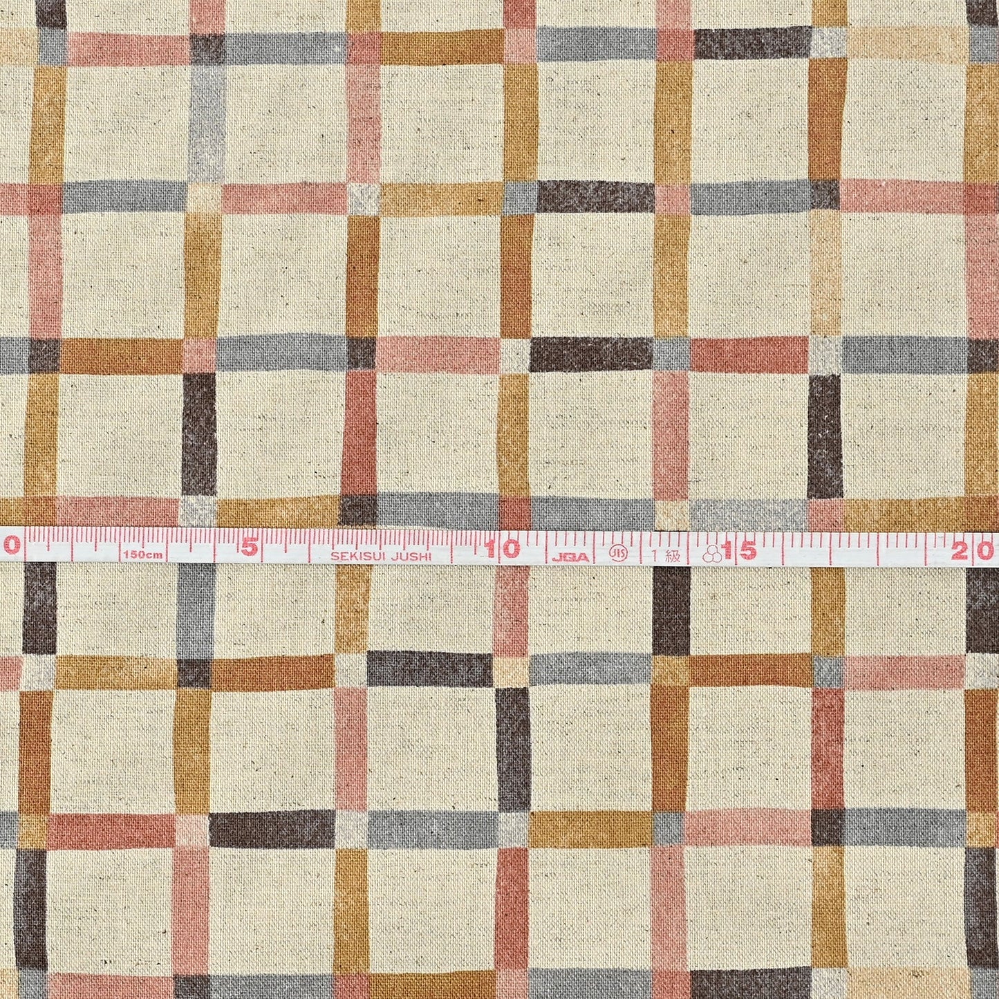 cotton linen - Le Bouquet Plaid fabric Pink - FO:REST Fabric 布恩堂Liberty fabrictana lawnjapanese fabricykk zipper