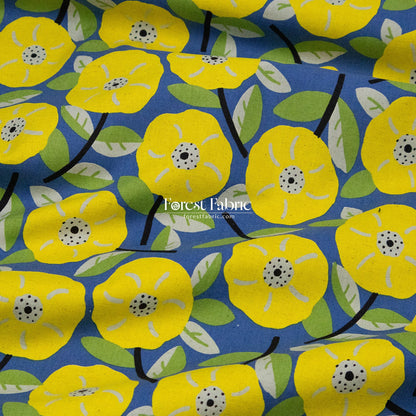 cotton linen - Olive Leaves & Blooms fabric - FO:REST Fabric 布恩堂Liberty fabrictana lawnjapanese fabricykk zipper