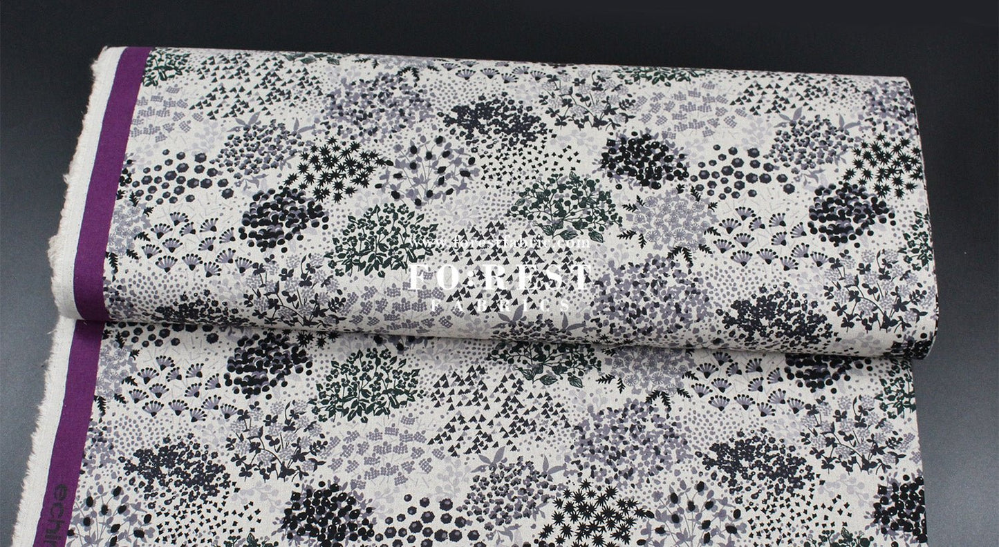 cotton linen - sketch echino fabric B - FO:REST Fabric 布恩堂Liberty fabrictana lawnjapanese fabricykk zipper