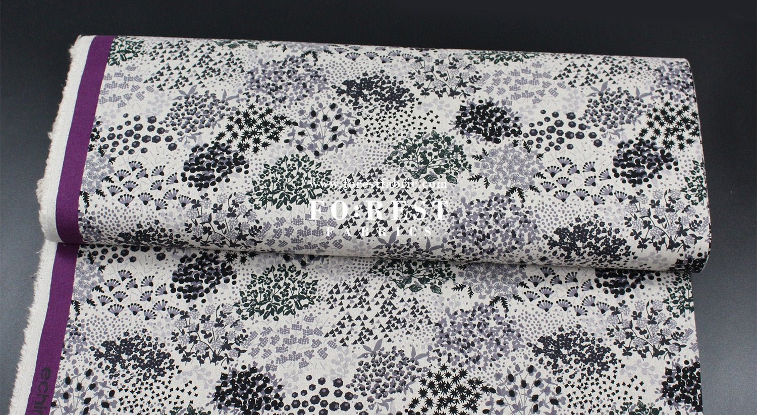 cotton linen - sketch echino fabric B - FO:REST Fabric 布恩堂Liberty fabrictana lawnjapanese fabricykk zipper