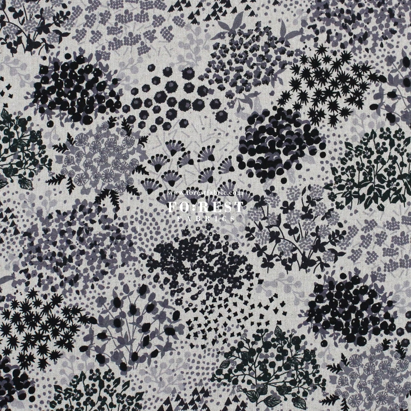 cotton linen - sketch echino fabric B - FO:REST Fabric 布恩堂Liberty fabrictana lawnjapanese fabricykk zipper
