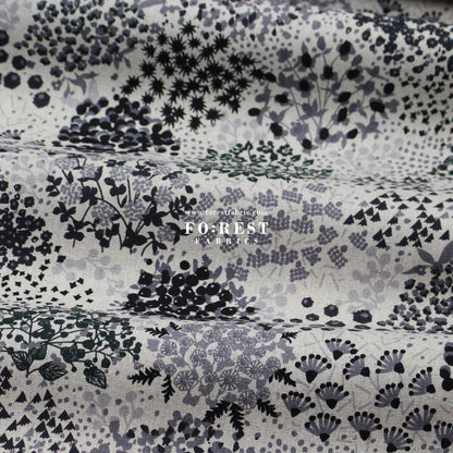 cotton linen - sketch echino fabric B - FO:REST Fabric 布恩堂Liberty fabrictana lawnjapanese fabricykk zipper